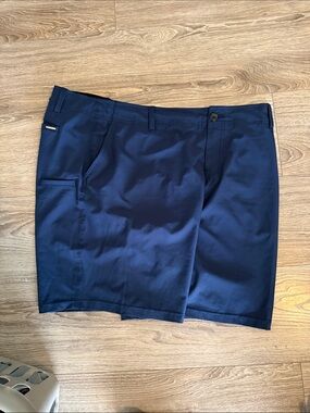 Men's Navy Swim Board Shorts - Classic Quick-Dry